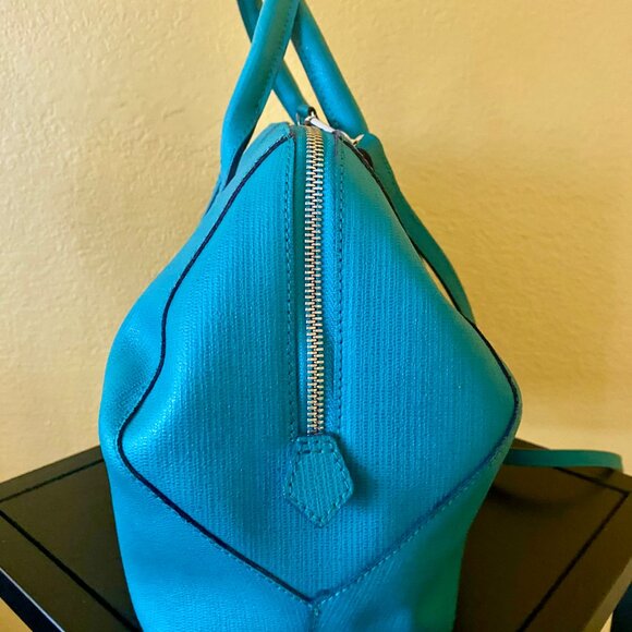 Furla Teal Tote Bag - Picture 3 of 7